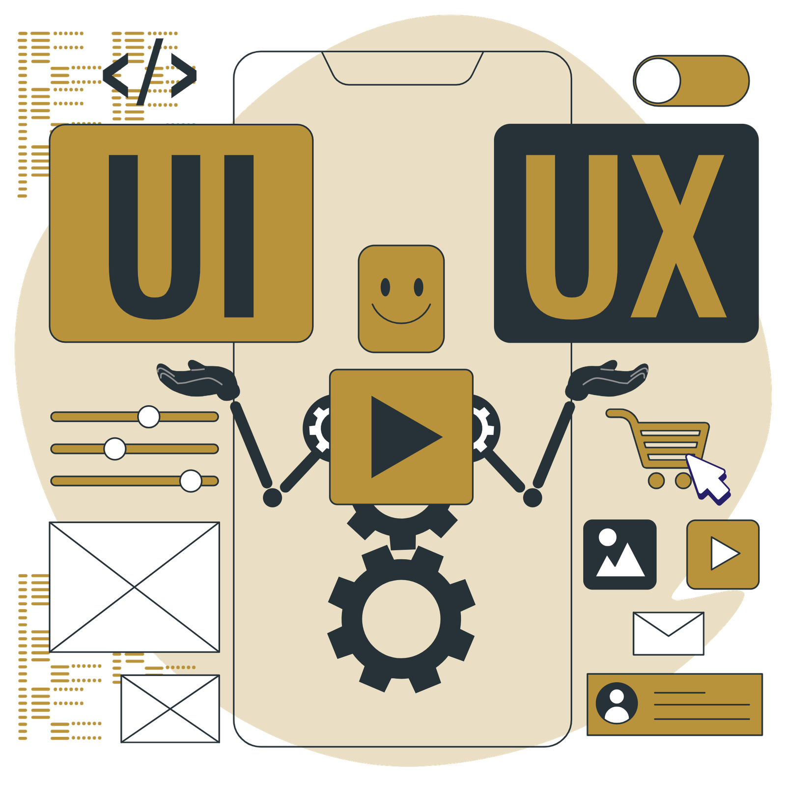 ui ux design illustration